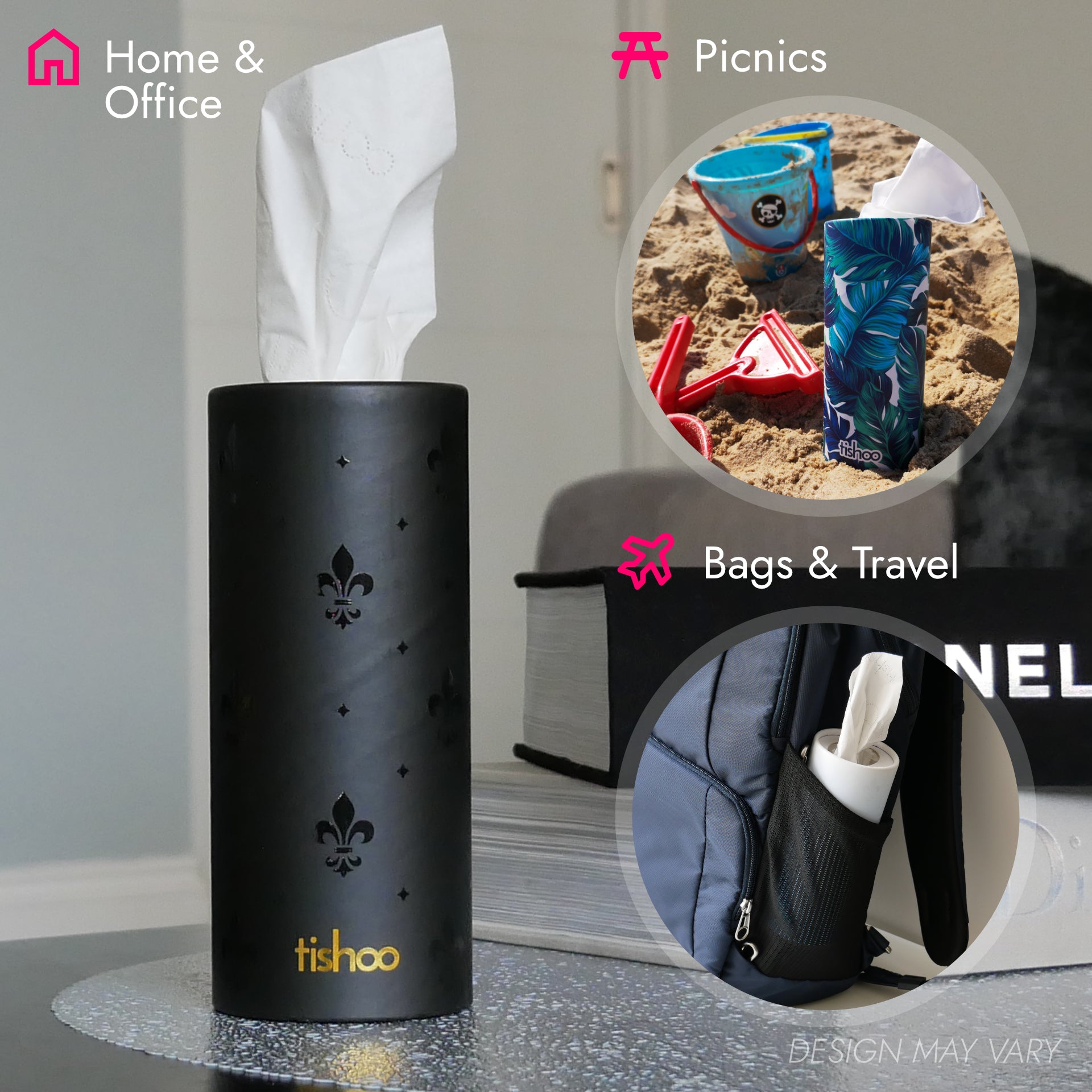 tishoo tube in home picnic and travel