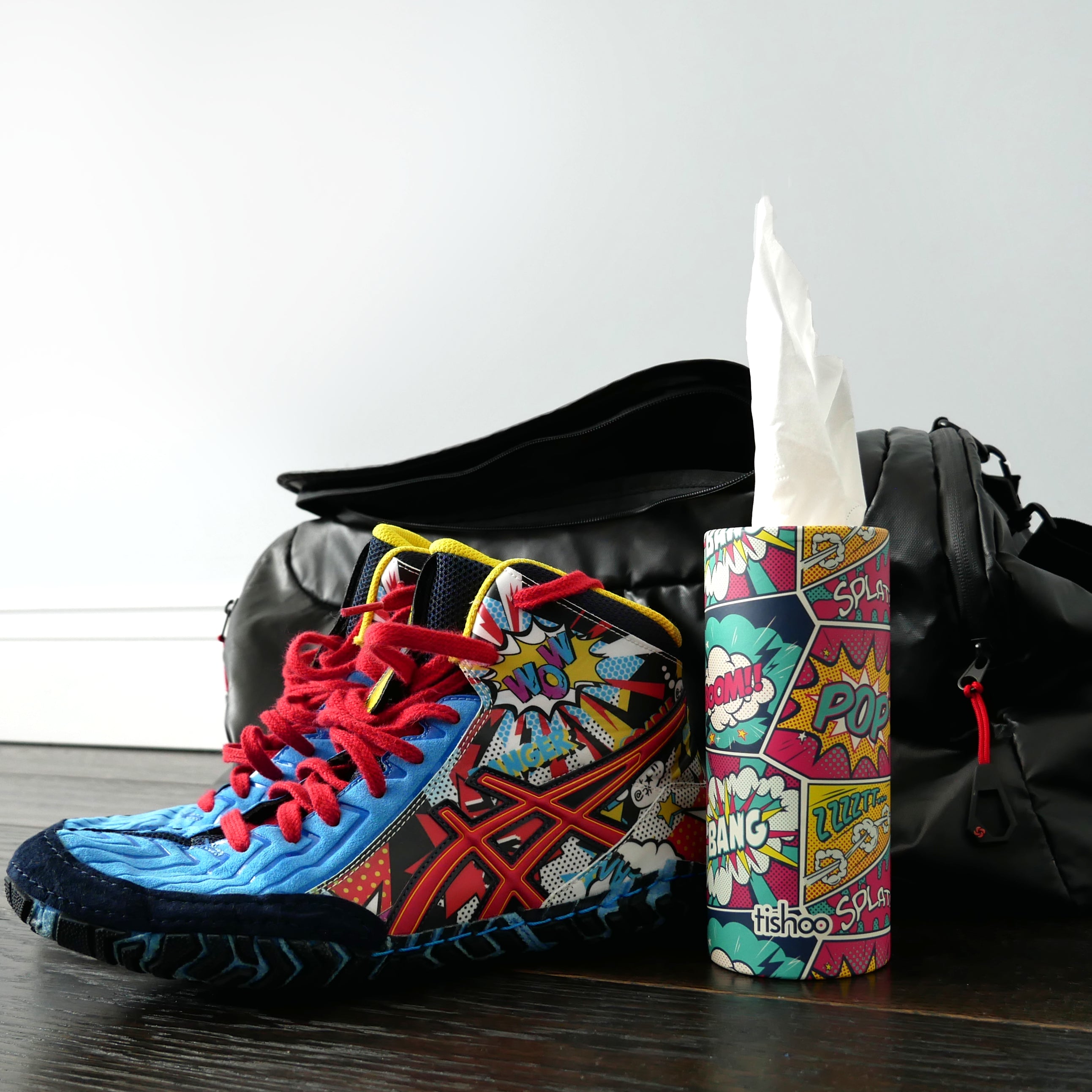 Asics aggressor limited shop edition comic hero